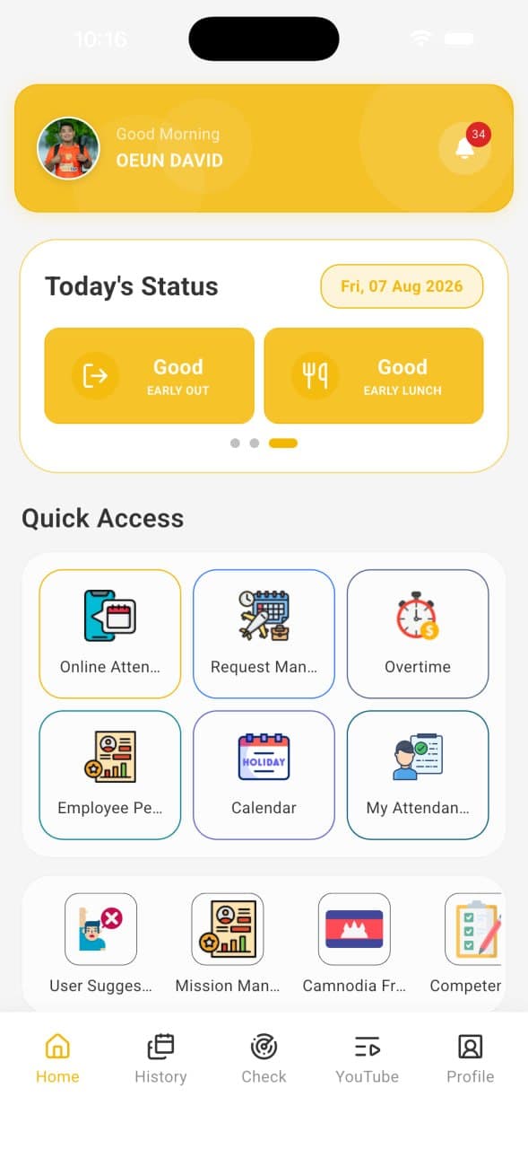 HR Mobile Dashboard